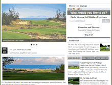 Tablet Screenshot of golfinvn.com